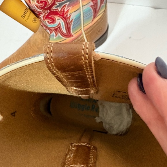 Ariat kids' Western boots, NWT the Lonestar Western Boot - Picture 7 of 9